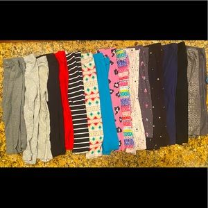17 pairs of GUC leggings